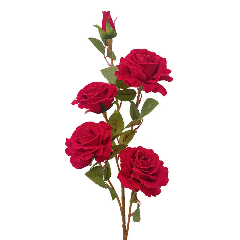塑料假花玫瑰花仿真花超大