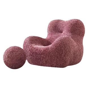 妈妈怀抱沙发小户型客厅可拆洗防猫抓2025新款的布艺单人位休闲椅