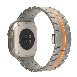 清歌适用AppleWatchultra2不锈钢10表带iWatchultra苹果S10SE手表带iWatch9/Ultra金属WatchUltra/AppleWatch