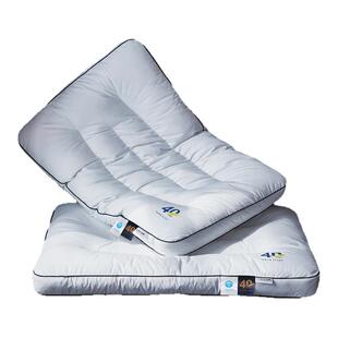 仙娥分区枕护颈椎助睡眠全棉护颈枕头晚安枕星级酒店成人鹅毛枕芯