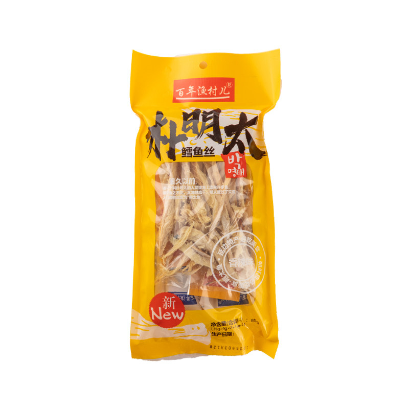 朴明太明太鱼丝延边朝鲜族特产延吉明太鱼干零食鳕鱼丝百年渔村儿