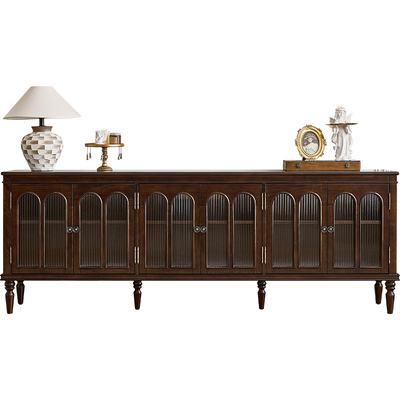 萨洛美法式中古全实木储物电视柜