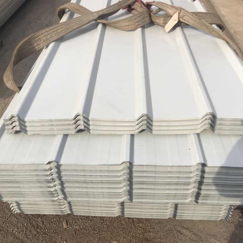 山东 德州白灰彩钢瓦 海蓝彩钢瓦 彩涂板 印花钢板 钢结构用