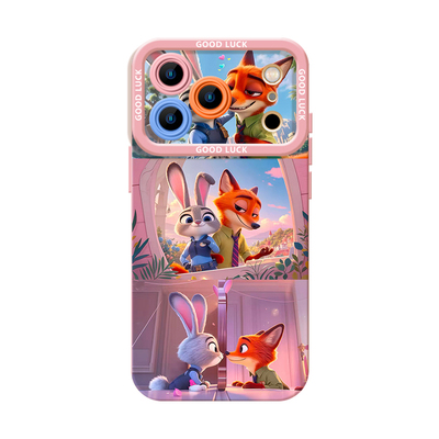 尼克朱迪疯狂动物城防摔软壳