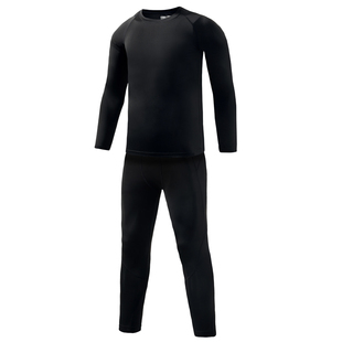 儿童紧身服跑步运动弹力裤羽毛球打底服乒乓球篮球足球训练运动衣