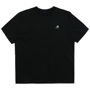 ADERERROR 23SS经典A-peec标志刺绣半袖女士休闲圆领短袖T恤