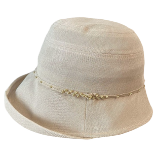 日本和纸帽子女透气优雅卷边草帽遮阳帽防晒太阳帽夏季可水洗