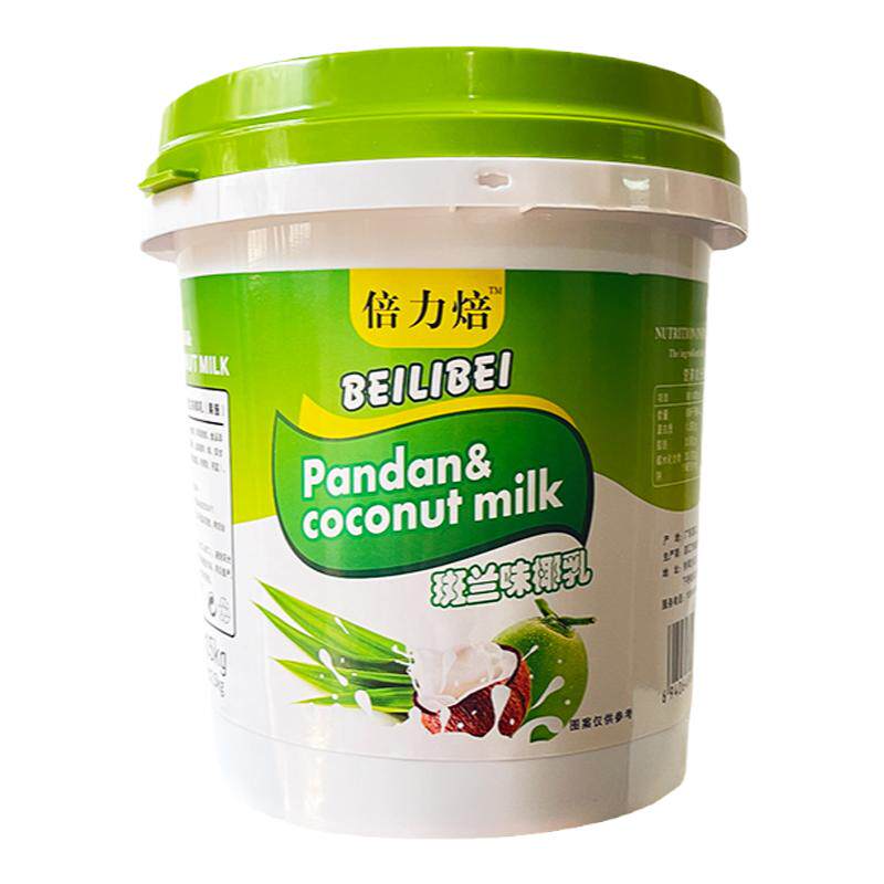 斑斓椰乳果酱桶装蛋糕甜品用果泥
