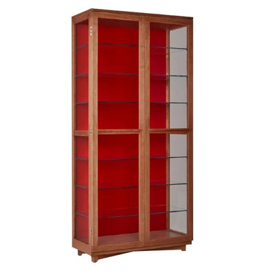 GASKA CORTIA Display Cabinet 实木玻璃置物柜装饰陈列柜多功能