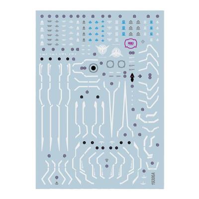 中环水贴19306A 1/100 MG00Q全刃式OOQ剑IV 00荧光高达模型水贴纸