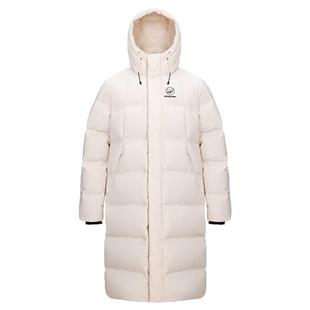 骆驼熊猫长款羽绒服女款冬季新款男防风加厚保暖卡其好看冬装外套