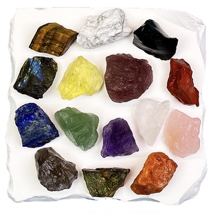 天然水晶原石消磁石扩香石香薰石紫水晶白粉水晶矿石矿物标本摆件