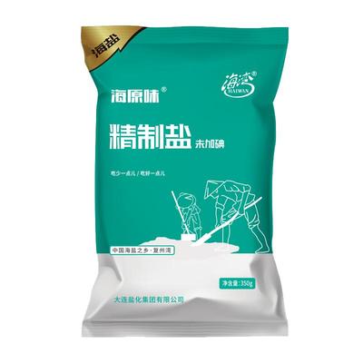 海湾未加碘海盐350g*4袋