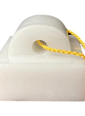 桌面摆放商务会议天然玉石印章摆件玄关书房创意家居办公室礼品