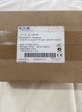 议价EATON通讯模块C441R 3-3083-001D可编程控制器PLC模拟量数字模块
