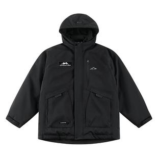 【Air轻户外工装羽绒】奕时代胖男童羽绒服中大童连帽外套90鸭绒