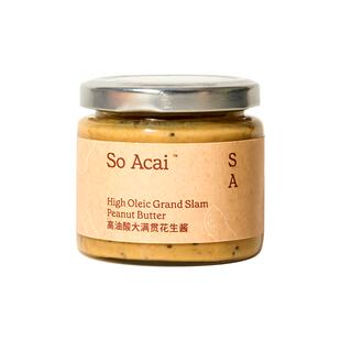 SOACAI高油酸花生酱扁桃仁奇亚籽坚果酱面包涂抹酱130g