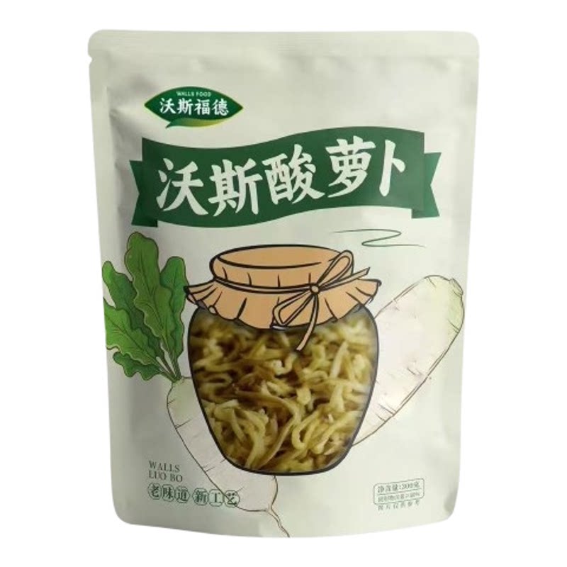 乳酸菌发酵酸萝卜无添加剂沃斯