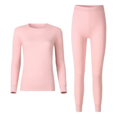 俞兆林三层加厚纯棉保暖内衣套装