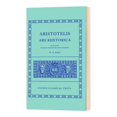 亚里士多德修辞学 英文原版 Aristotle Ars Rhetorica 英文版 进口英语原版书籍