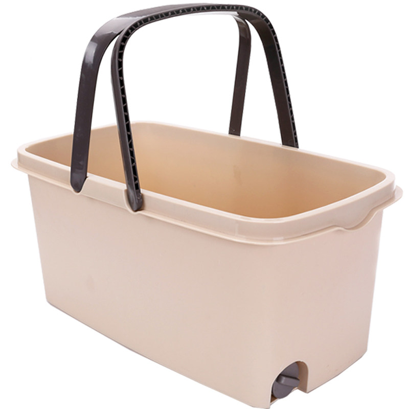 加厚拖把桶洁倍洁滑轮塑料PP15L