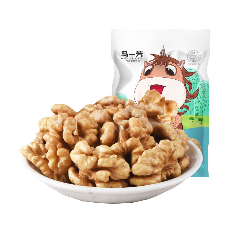 马一芳原味生核桃仁整仁头路新货