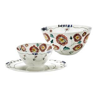 比利时Serax Marni联名款骨瓷印花碗家用餐具汤碗面碗浅口沙拉碗