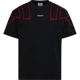 Adidas/阿迪达斯官方正品三叶草男士运动复古时尚短袖T恤KG6326