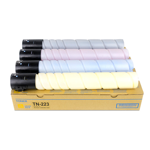 适用柯尼卡美能达c226粉盒TN223 C226 C266粉盒bizhub C7222 C7226碳粉震旦ADC225 ADT265 C265复印机墨粉盒