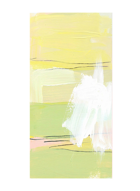 YASAN马卡龙色系抽象客厅装饰画