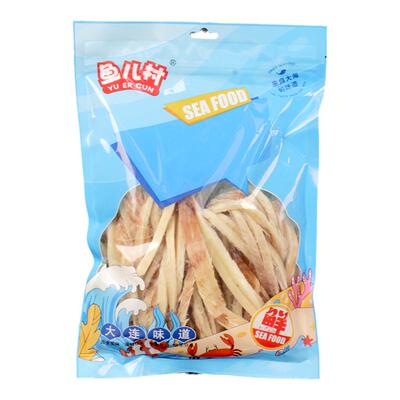 鱼儿村即食手撕鱿鱼条500g大包装