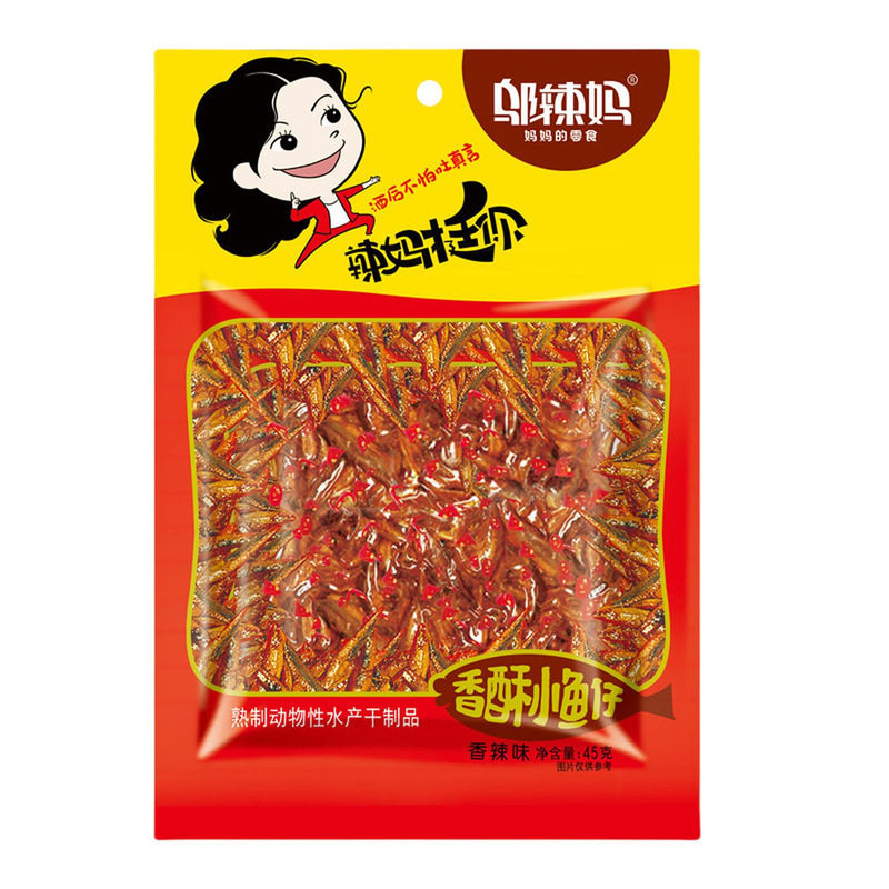 邬辣妈小鱼仔湖南特产巨好吃零食