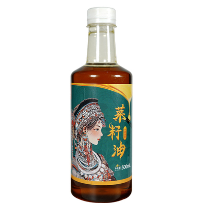 黔食锦贵州特产菜籽油500ml