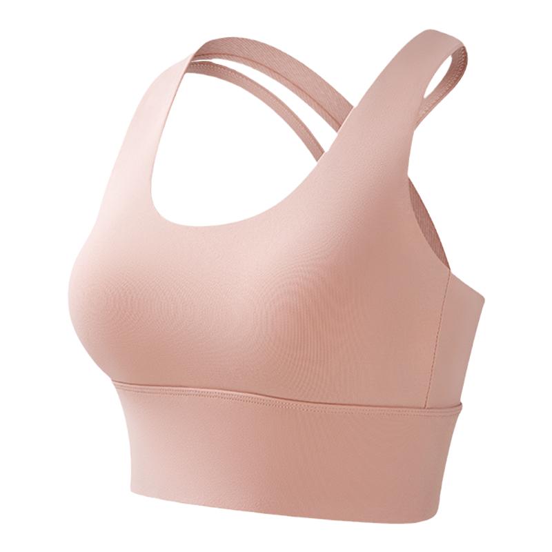 Mitaogirl高强度防震运动内衣女美背聚拢健身上衣训练瑜伽背心秋