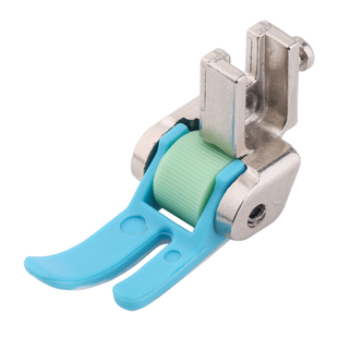 飞人牌老式脚踏缝纫机塑料滚轮压脚厚薄通用家用脚踏缝纫机配件