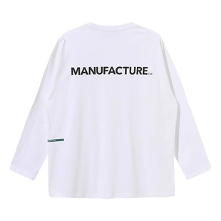 MANUFACTURE TEAM UNIFORM LOGO长袖T恤