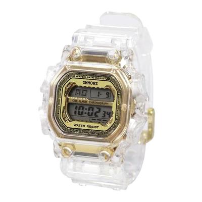 抹茶绿女ins风独角兽方块表手表