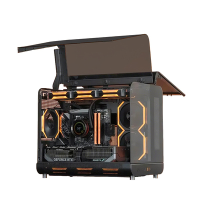 华硕显卡台式鸥翼门屏显主机