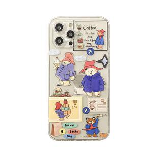 benefit帕丁顿熊可爱玛丽猫17适用于iphone16promax苹果15PRO手机壳13新款14套12创意11透明xsmax硅胶xr防摔