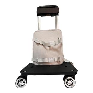 书包拉杆架万向轮通用可折叠学生放书包的推车中小学生拖拉书包车