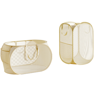 运动器材收纳大容量篮球瑜伽垫收纳筐夹缝折叠球类羽毛球拍收纳桶