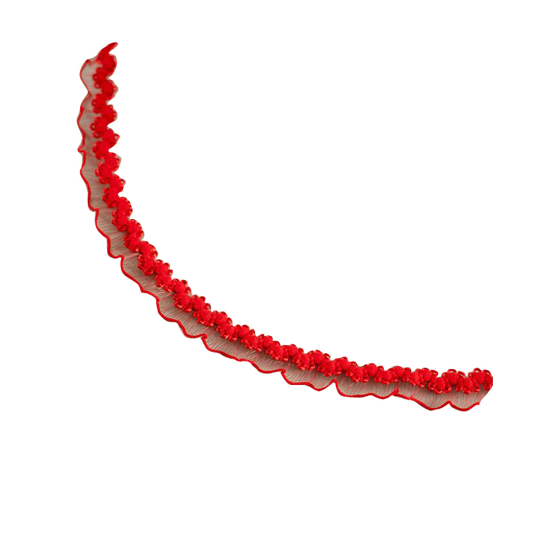 彩色弹力鱼丝织带 蕾丝花边 服装辅料diy手工装饰领口材料