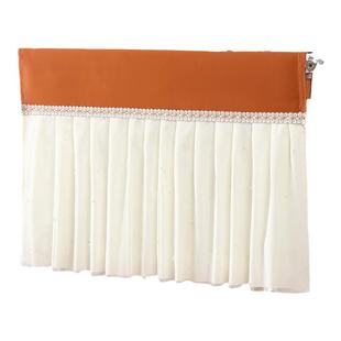 蕾丝暖气片罩防尘罩全包防熏黑墙遮挡装饰帘老式铸铁暖气罩简约