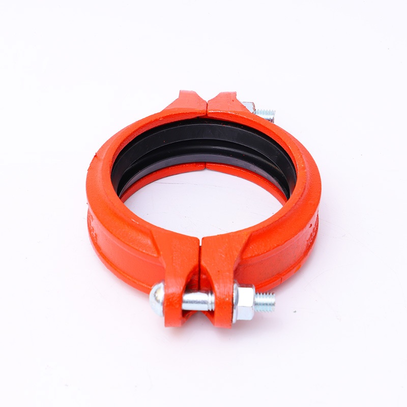 江西M牌赣玛刚性卡箍 消防配件 抱箍钢卡 镀锌水管沟槽卡箍 X系列