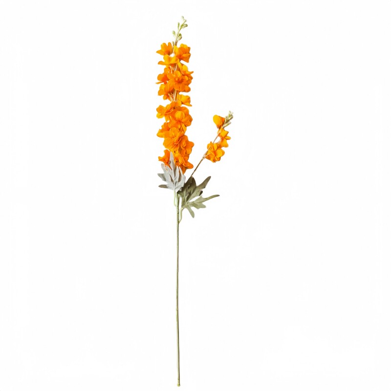 仿真花飞燕草假花摆设风信子装饰花客厅花艺插花植绒高枝桌子摆件