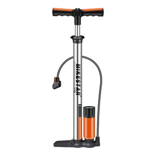 迈克星不锈钢高压打气筒自行车汽车摩托车篮球便携电动车通用气筒