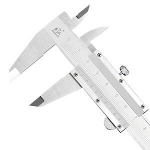 黄山游标卡尺高精度工业级不锈钢家用小型大号碳钢机械式油标卡尺