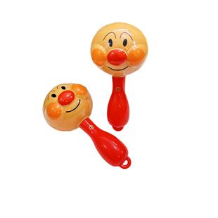 日本面包 超人初生宝宝手抓沙锤拨浪鼓训练追听新生婴儿摇铃0-6月