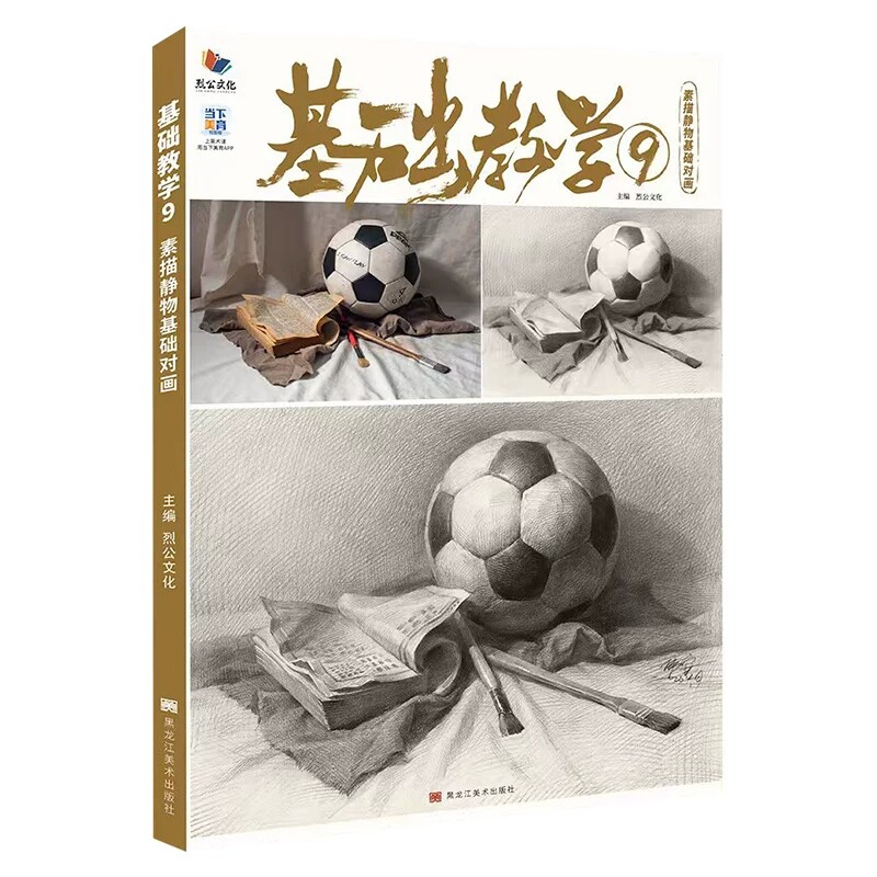 陈树仲【14年老店】基础教学9素描静物基础对画 2026烈公文化 钟伟安素描基础单体照片结构解析石膏像素材素描美术素描画册书籍