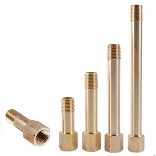 模温机内外丝连接杆模具水嘴气动内外牙加长铜管延长管1分2分3分